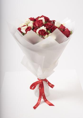 Scarlet Cloud - Spray Rose Bouquet