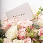 Rosy White - Spray Rose Bouquet with Eucalyptus