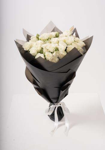 Snow - Spray Rose Bouquet